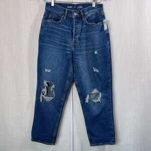 Old Navy NWT Extra‎ High Rise Curvy Sky High Straight Size 6 Petite